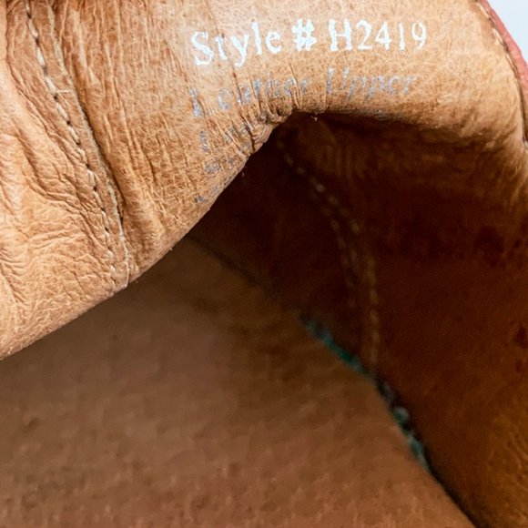 Madewell Mahagony Leather Loafers style# H2419 GUC - Picture 6 of 8